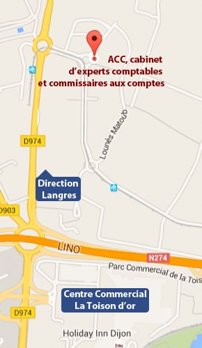 Carte ACC Dijon